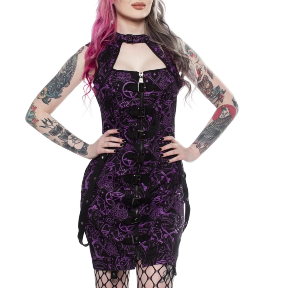NWOT Miss Morbid buckle dress